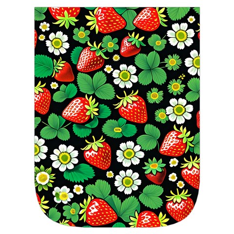 Strawberries Pattern Waist Pouch (Large) from ArtsNow.com Front Pocket