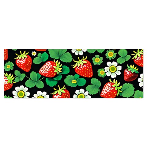 Strawberries Pattern Wristlet Pouch Bag (Small) from ArtsNow.com Bottom