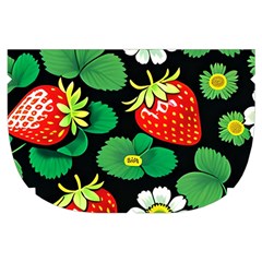 Strawberries Pattern Make Up Case (Small) from ArtsNow.com Side Left