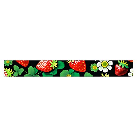 Strawberries Pattern Make Up Case (Small) from ArtsNow.com Zipper Tape Front