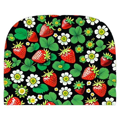 Strawberries Pattern Make Up Case (Large) from ArtsNow.com Front