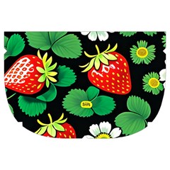 Strawberries Pattern Make Up Case (Large) from ArtsNow.com Side Left