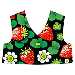 Strawberries Pattern Kids  Midi Sailor Dress from ArtsNow.com Front Top