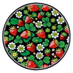 Strawberries Pattern Wireless Fast Charger(Black)