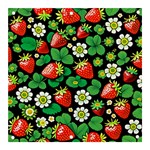 Strawberries Pattern Banner and Sign 3  x 3 