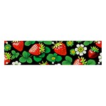 Strawberries Pattern Banner and Sign 4  x 1 