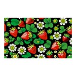 Strawberries Pattern Banner and Sign 5  x 3 