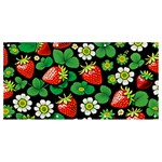 Strawberries Pattern Banner and Sign 8  x 4 