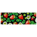 Strawberries Pattern Banner and Sign 12  x 4 