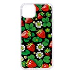 Strawberries Pattern iPhone 14 Plus TPU UV Print Case