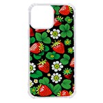 Strawberries Pattern iPhone 13 Pro Max TPU UV Print Case