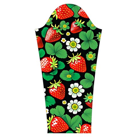 Strawberries Pattern Women s Cut Out Long Sleeve T Sleeve Left