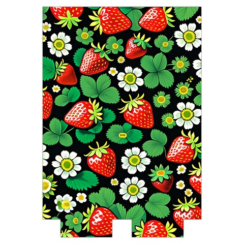 Strawberries Pattern Automatic Folding Umbrella with Case (Large) from ArtsNow.com Case