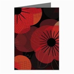 Flower Floral Flora Nature Pattern Background Backdrop Greeting Cards (Pkg of 8) from ArtsNow.com Left