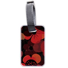 Flower Floral Flora Nature Pattern Background Backdrop Luggage Tag (two sides) from ArtsNow.com Front