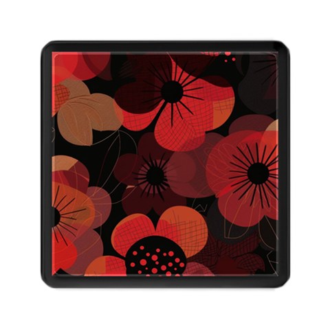 Flower Floral Flora Nature Pattern Background Backdrop Memory Card Reader (Square) from ArtsNow.com Front