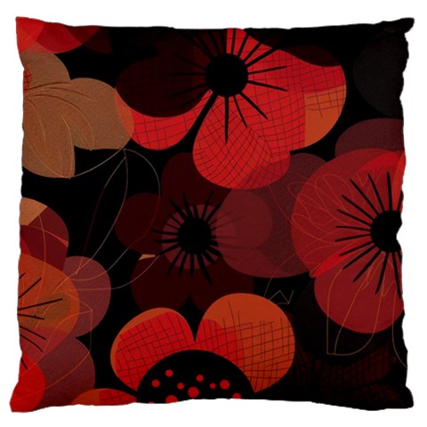 Flower Floral Flora Nature Pattern Background Backdrop Large Cushion Case (One Side) from ArtsNow.com Front