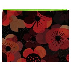 Flower Floral Flora Nature Pattern Background Backdrop Cosmetic Bag (XXXL) from ArtsNow.com Back