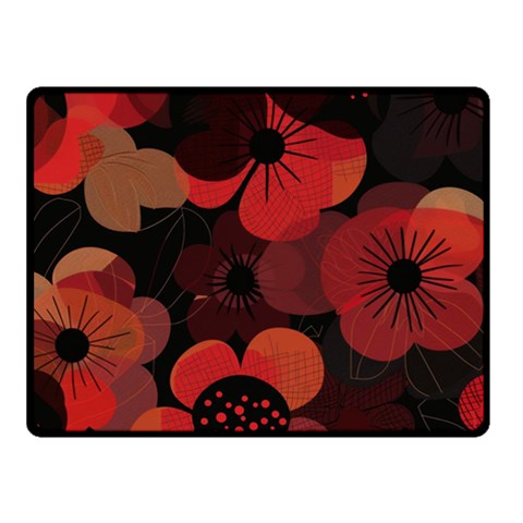 Flower Floral Flora Nature Pattern Background Backdrop Two Sides Fleece Blanket (Small) from ArtsNow.com 45 x34  Blanket Back