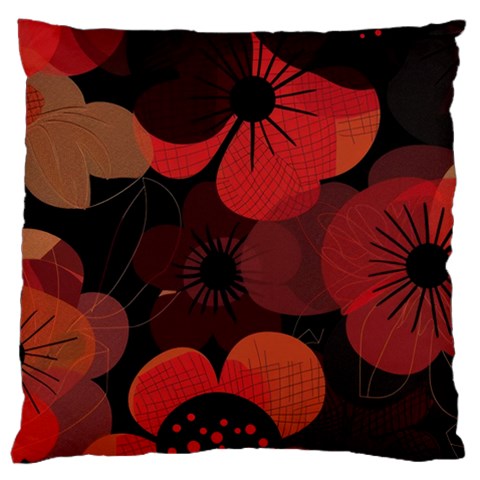 Flower Floral Flora Nature Pattern Background Backdrop Standard Premium Plush Fleece Cushion Case (Two Sides) from ArtsNow.com Back