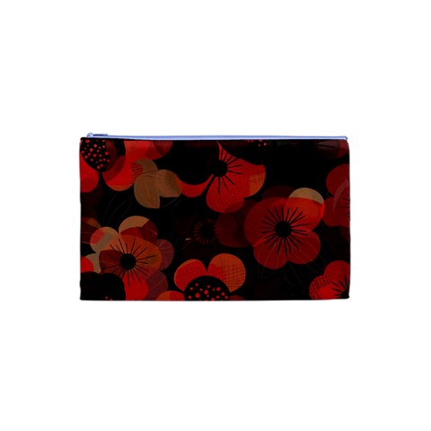 Flower Floral Flora Nature Pattern Background Backdrop Cosmetic Bag (XS) from ArtsNow.com Front