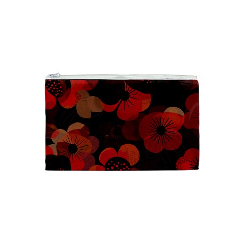 Flower Floral Flora Nature Pattern Background Backdrop Cosmetic Bag (XS) from ArtsNow.com Front