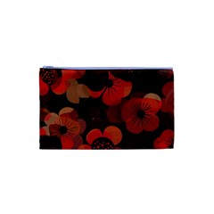 Flower Floral Flora Nature Pattern Background Backdrop Cosmetic Bag (XS) from ArtsNow.com Front