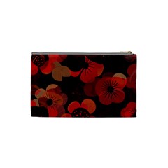 Flower Floral Flora Nature Pattern Background Backdrop Cosmetic Bag (XS) from ArtsNow.com Back