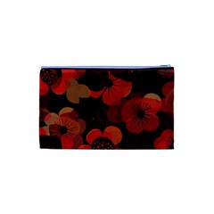 Flower Floral Flora Nature Pattern Background Backdrop Cosmetic Bag (XS) from ArtsNow.com Back