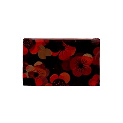 Flower Floral Flora Nature Pattern Background Backdrop Cosmetic Bag (XS) from ArtsNow.com Back