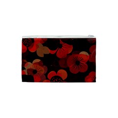 Flower Floral Flora Nature Pattern Background Backdrop Cosmetic Bag (XS) from ArtsNow.com Back