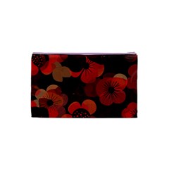 Flower Floral Flora Nature Pattern Background Backdrop Cosmetic Bag (XS) from ArtsNow.com Back