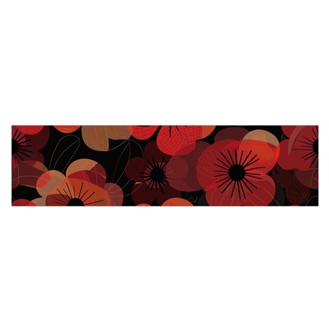 Flower Floral Flora Nature Pattern Background Backdrop Oblong Satin Scarf (16  x 60 ) from ArtsNow.com Front