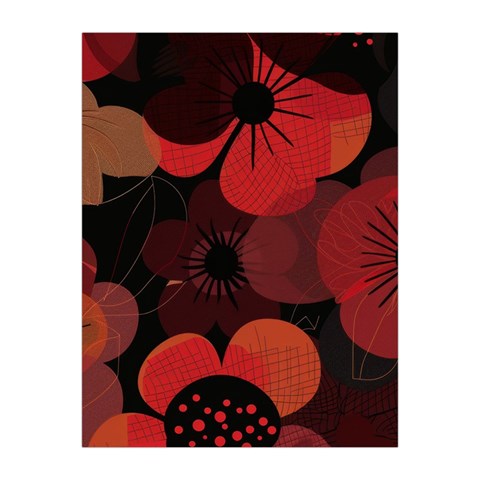 Flower Floral Flora Nature Pattern Background Backdrop Medium Tapestry from ArtsNow.com Front