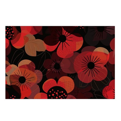 Flower Floral Flora Nature Pattern Background Backdrop Waist Pouch (Small) from ArtsNow.com Loop