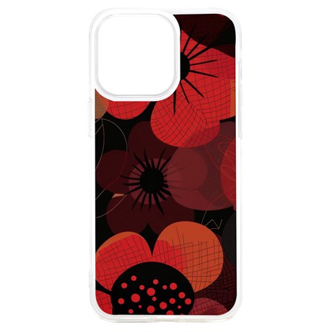 Flower Floral Flora Nature Pattern Background Backdrop iPhone 15 Plus TPU UV Print Case from ArtsNow.com Front