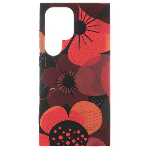 Flower Floral Flora Nature Pattern Background Backdrop Samsung Galaxy S24 Ultra 6.9 Inch Black TPU UV Case from ArtsNow.com Front