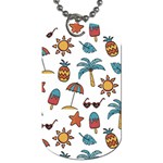 Summer Pineapple Fruit Tropical Dog Tag (One Side)