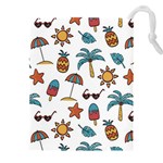 Summer Pineapple Fruit Tropical Drawstring Pouch (5XL)