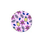 Flowers Petals Pineapples Fruit Golf Ball Marker (10 pack)