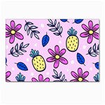 Flowers Petals Pineapples Fruit Postcards 5  x 7  (Pkg of 10)