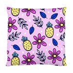 Flowers Petals Pineapples Fruit Standard Cushion Case (One Side)