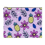 Flowers Petals Pineapples Fruit Cosmetic Bag (XL)