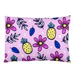 Flowers Petals Pineapples Fruit Pillow Case (Two Sides)