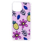 Flowers Petals Pineapples Fruit iPhone 13 mini TPU UV Print Case