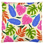 Tropical Sheets Summer Beach Large Premium Plush Fleece Cushion Case (One Side)