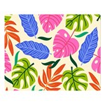 Tropical Sheets Summer Beach Premium Plush Fleece Blanket (Large)