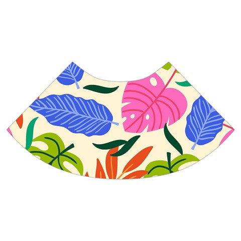 Tropical Sheets Summer Beach Trumpet Sleeve Cropped Top from ArtsNow.com Cuff Right