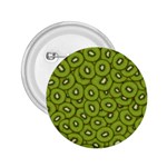 Kiwi Fruit Pattern Green Background 2.25  Buttons