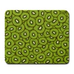 Kiwi Fruit Pattern Green Background Large Mousepad